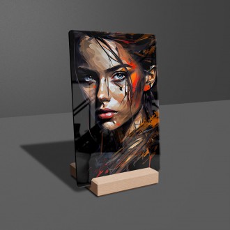 Akrylové sklo Olejomalba - Dívka