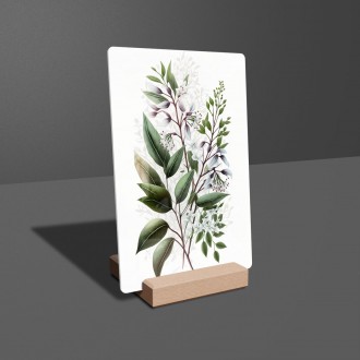 Akrylové sklo Květinový herbář 6