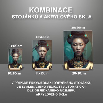 Akrylové sklo Asijská Móda