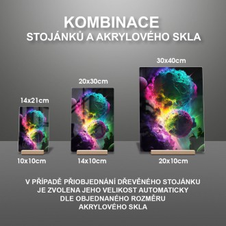 Akrylové sklo Tajemný vesmír 5