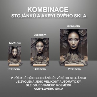 Akrylové sklo Asijská Móda 2