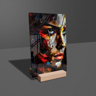 Akrylové sklo Olejomalba - Žena