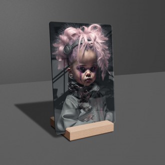Akrylové sklo Strašidelná holčička