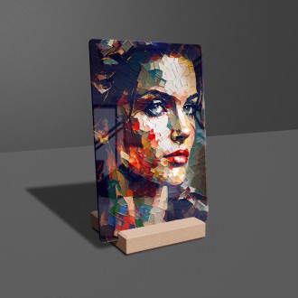 Akrylové sklo Moderní umění - barevná mozaika