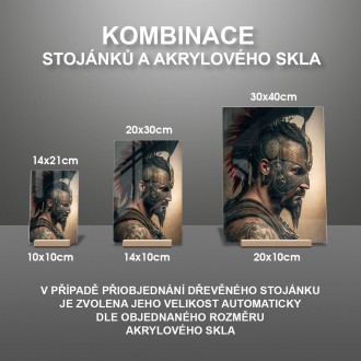 Akrylové sklo Sparťanský válčník