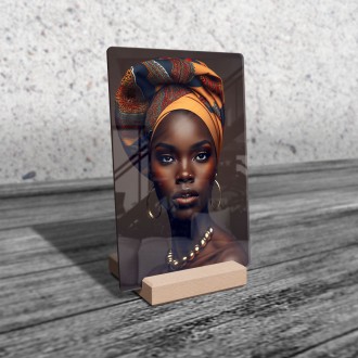 Akrylové sklo Africká dívka