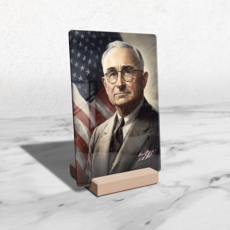 Akrylové sklo Prezident USA Harry S. Truman