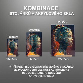 Akrylové sklo Umělá inteligence