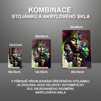 Akrylové sklo Moderní umění - styly