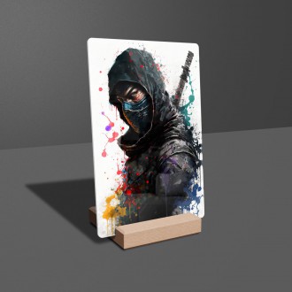 Akrylové sklo Moderní umění - ninja 1