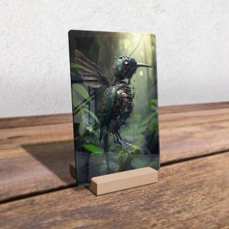 Akrylové sklo Kybernetický kolibřík