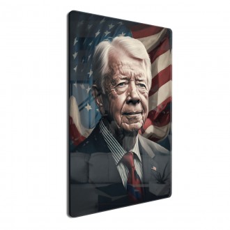 Akrylové sklo Prezident USA Jimmy Carter