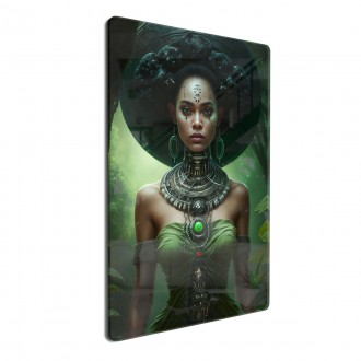 Akrylové sklo Fantasy vesmírná cestovatelka 3