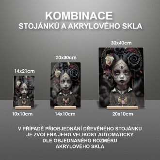 Akrylové sklo Hororové děvčátko