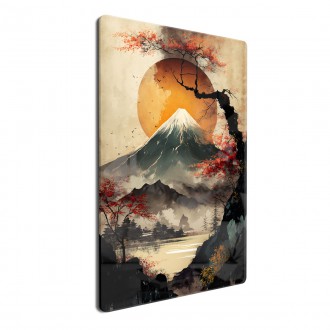 Akrylové sklo Západ slunce nad japonskem