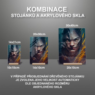 Akrylové sklo Mořská víla
