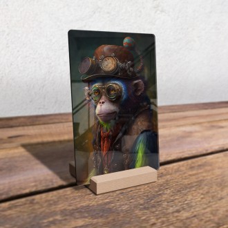 Akrylové sklo Steampunková opice
