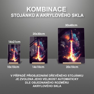 Akrylové sklo Raketoplán