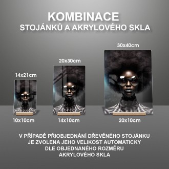 Akrylové sklo Africká Móda 3