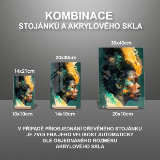 Akrylové sklo Moderní umění - Smyslná žena