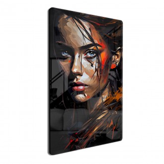 Akrylové sklo Olejomalba - Dívka