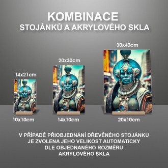 Akrylové sklo Fantasy vesmírný tvor