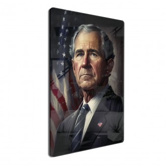 Akrylové sklo Prezident USA George W. Bush