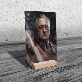 Akrylové sklo Prezident USA Franklin D. Roosevelt