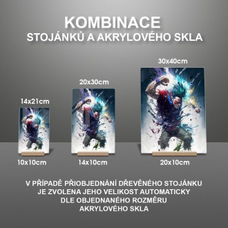 Akrylové sklo Moderní umění - punker