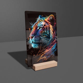Akrylové sklo Tygr v barvách