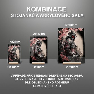 Akrylové sklo Japonský voják 1