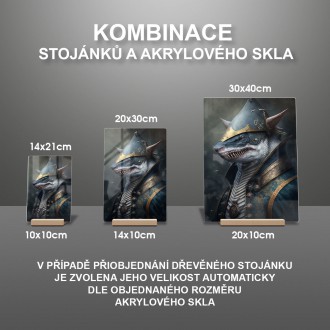 Akrylové sklo Zvířecí bojovník