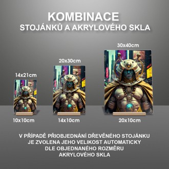Akrylové sklo Fantasy vesmírný bojovník 2