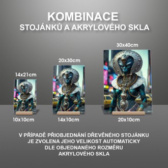 Akrylové sklo Fantasy vesmírný bojovník 3