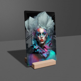 Akrylové sklo Abstraktní modelka 1