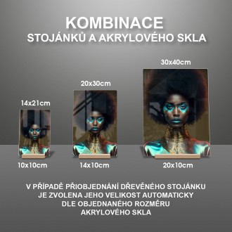 Akrylové sklo Africká Móda 4