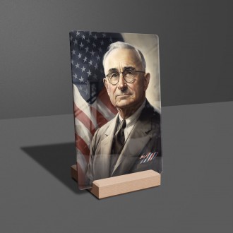 Akrylové sklo Prezident USA Harry S. Truman