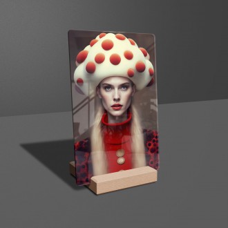 Akrylové sklo Móda - houba muchomůrka 3