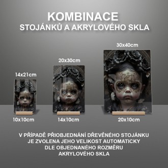 Akrylové sklo Strašidelné děvčátko