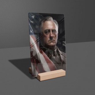 Akrylové sklo Prezident USA Franklin D. Roosevelt