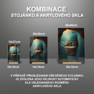Akrylové sklo Podvodní chrám