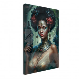 Akrylové sklo Fantasy vesmírná cestovatelka