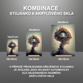 Akrylové sklo Tvář  lesa 2