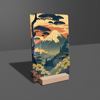 Akrylové sklo Chrám před Fuji