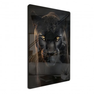 Akrylové sklo Černý panter na lovu