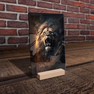 Akrylové sklo Krajina lvů