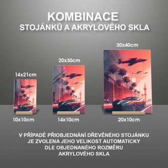 Akrylové sklo Moderní auto