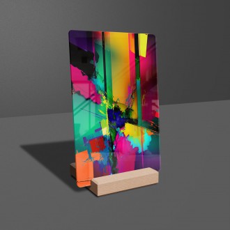 Akrylové sklo Moderní umění - barevné obrazce