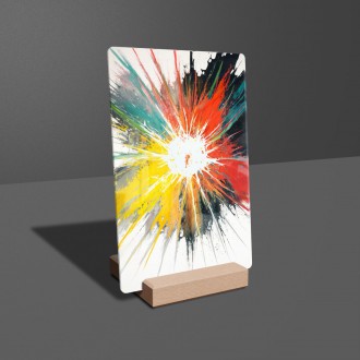 Akrylové sklo Exploze barev