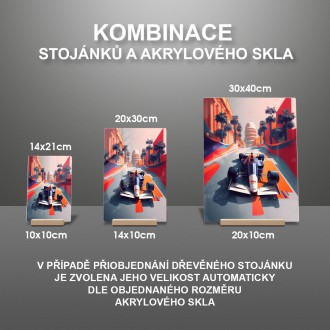 Akrylové sklo Formule 1